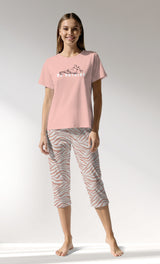 Woman Supreme Cutetiger Capri Set - 13-1409 - Image 1