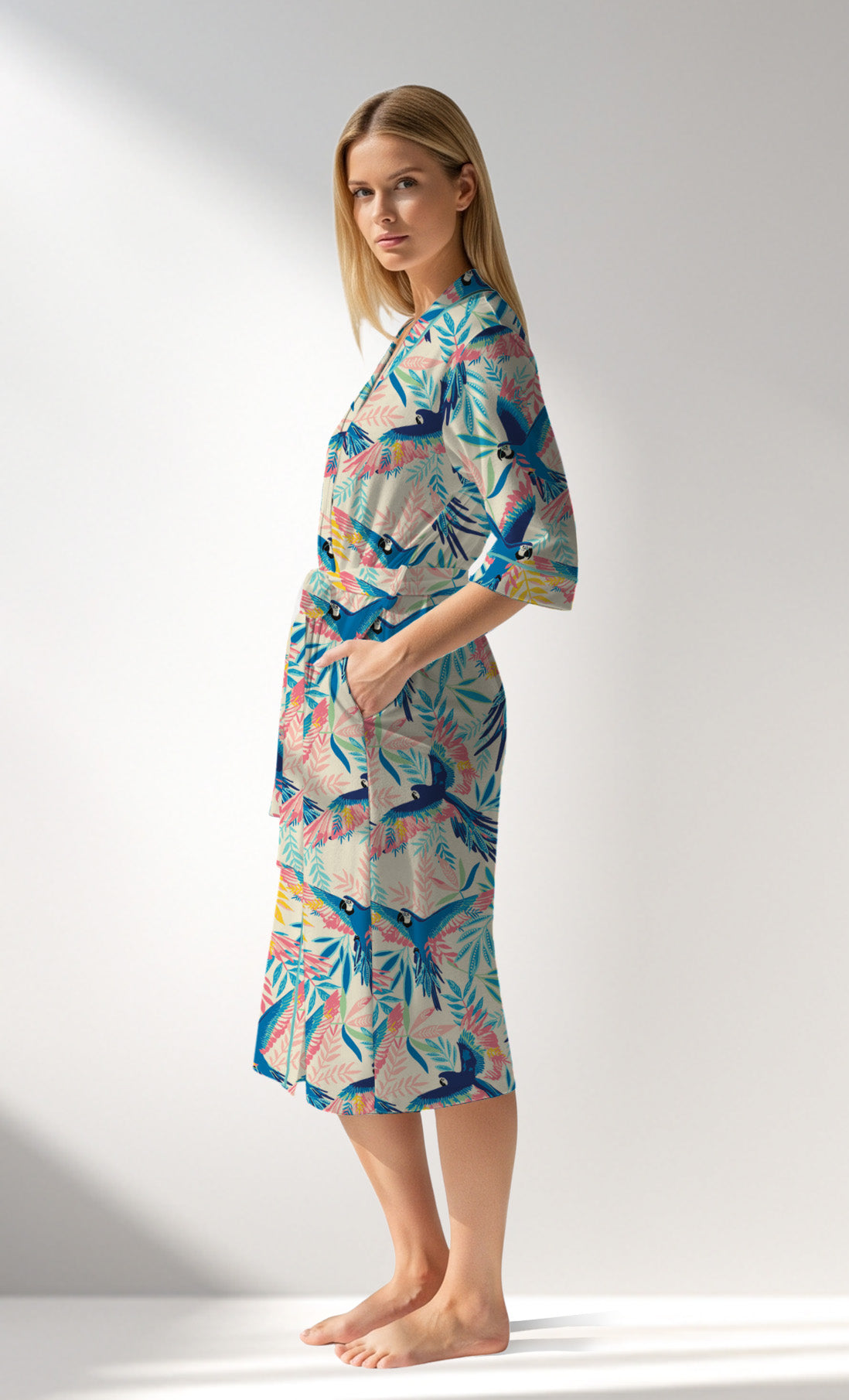 Woman Supreme HappyParrot Dressing Gown - ROTASYON - Image 2