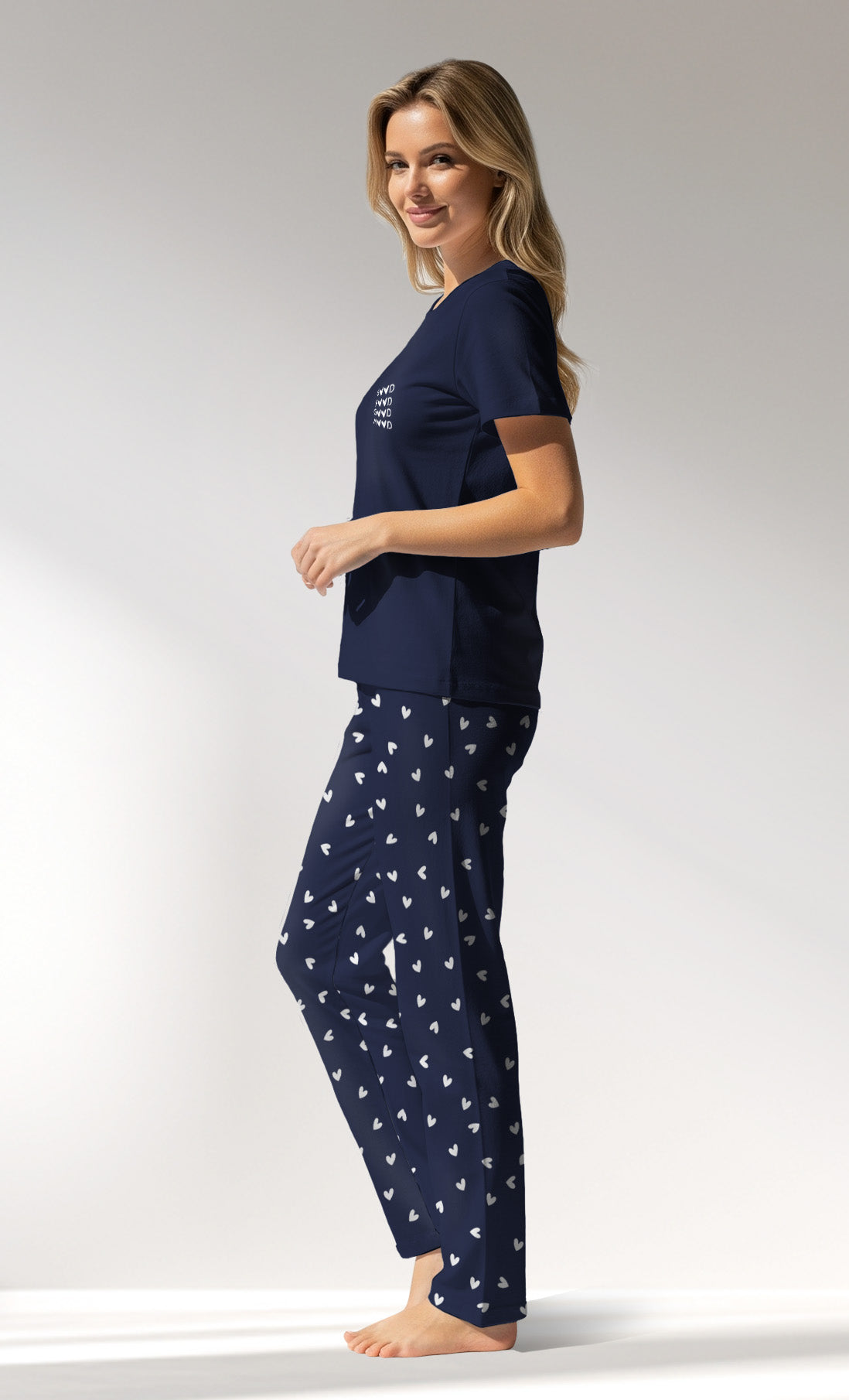 Woman Supreme HeartBeat Pyjama Set - A-19-3933 - Image 2