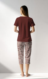 Woman Supreme DayDream Capri Set - B-19-1337 - Image 3